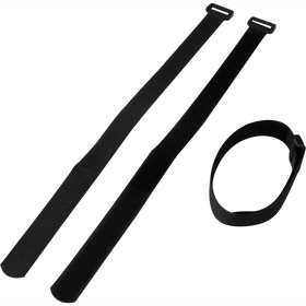 Sencys Klittenband Kabelbinders - Zwart - 330x20mm - 3 stuks