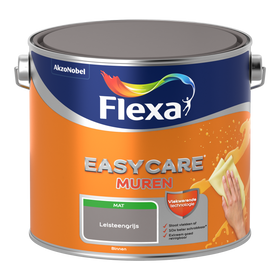 Flexa Easycare Muurverf - Mat - Leisteengrijs - 2,5L