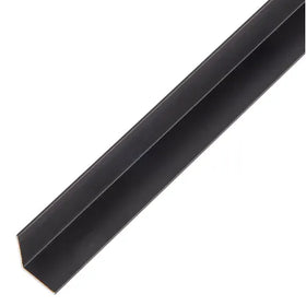 Hoekprofiel aluminium zwart 15x15x1mm 2m
