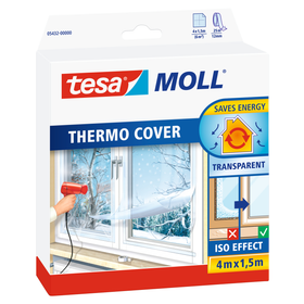 Tesa Isolatiefolie Thermo Cover - kunststof - 4 x 1,5 m - 6 m²