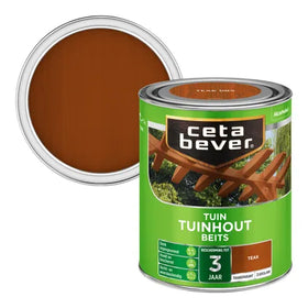 CetaBever transparant tuinhout beits 085 teak 750ml