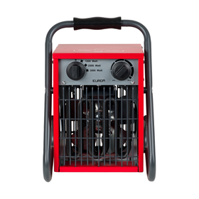 De Eurom EK3201 is een elektrische ventilatorkachel voor gebruik in werkplaats, schuur of garage. Door de combinatie van het vermogen van 3000 Watt, het kleine formaat en de ingebouwde ventilator geeft de EK3201 veel warmte af.