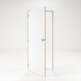 CanDo Deur-Kozijn Combinatie Basic 2A01 - Wit - Gegrond - Stomp - Links - 83x211,5cm - 56x90cm