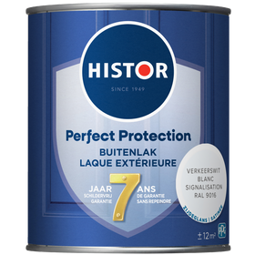 Histor Perfect Protection Buitenlak Zijdeglans Verkeerswit Ral 9016 0,75 Ltr