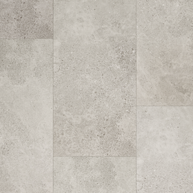 CanDo PVC Vloertegel Silent Tegel XL Oase Steen - Midden Grijs - 4-zijdige Micro V-groef - 6,3mm - 2,088m²