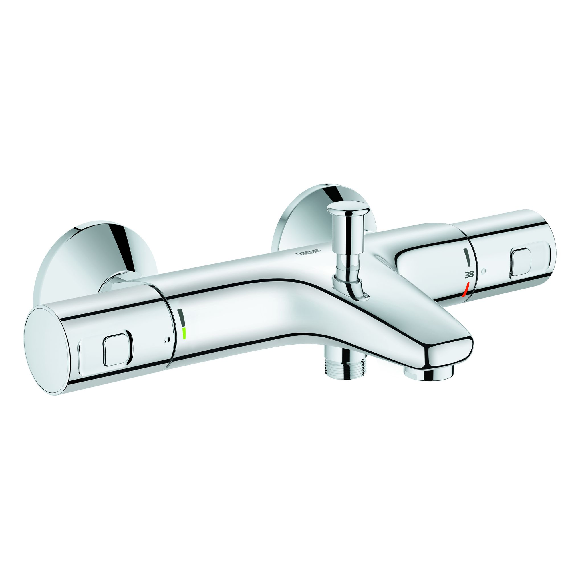 Grohe Thermostatische Badkraan Precision Start - Waterbesparend - Chroom - 15 cm