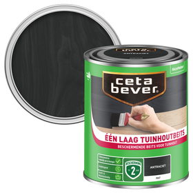Cetabever Buitenbeits Een Laag - Antraciet - Mat 0.75L