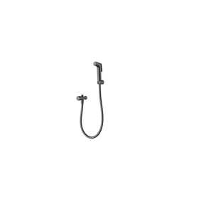 AquaVive Bidetkraan – Mat Zwart – Met Handbidet en Wandhouder – Anti-terugslagklep