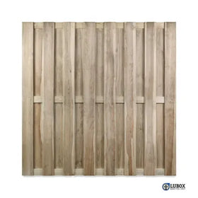 Schutting Cardiff FSC geïmpregneerd grenenhout recht 180x180cm