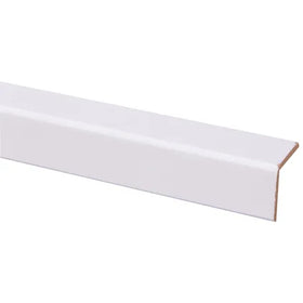 Hoeklat MDF folie wit 33x33mm 260cm