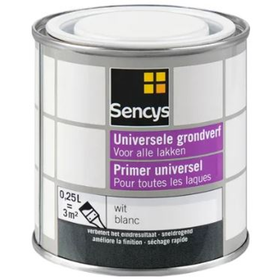 Sencys universele grondlak wit 250ml
