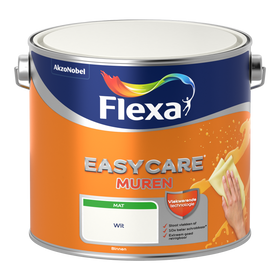 Flexa Easycare Muurverf - Mat - Wit - 2,5L