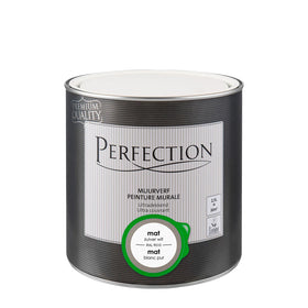 Perfection Ultradekkend Muurverf - Mat - Zuiver Wit RAL 9010 - 2,5L
