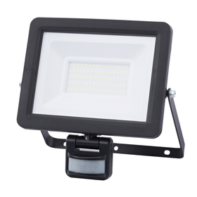 Sencys Breedstraler - Zwart - 50W - 4700lm - IP65 - met Bewegingssensor