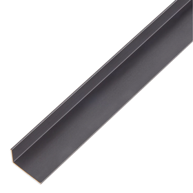 Alberts Hoekprofiel - Aluminium zwart - 20x10x1mm 1m