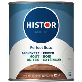 Histor Perfect Base grondverf Hout Buiten wit 750ml