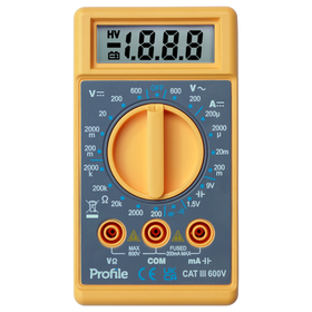 Profile multimeter digitaal 600V