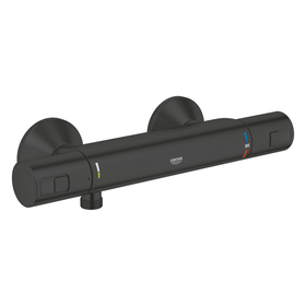 Grohe Thermostatische Douchekraan Precision Start - Waterbesparend - Mat Zwart - 15 cm