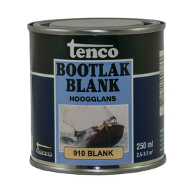 Tenco Houtlak - Hoogglans - Blank 910 - 0,25L