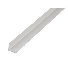 Alberts Hoekprofiel - Aluminium wit - 15x15x1mm 2,6m
