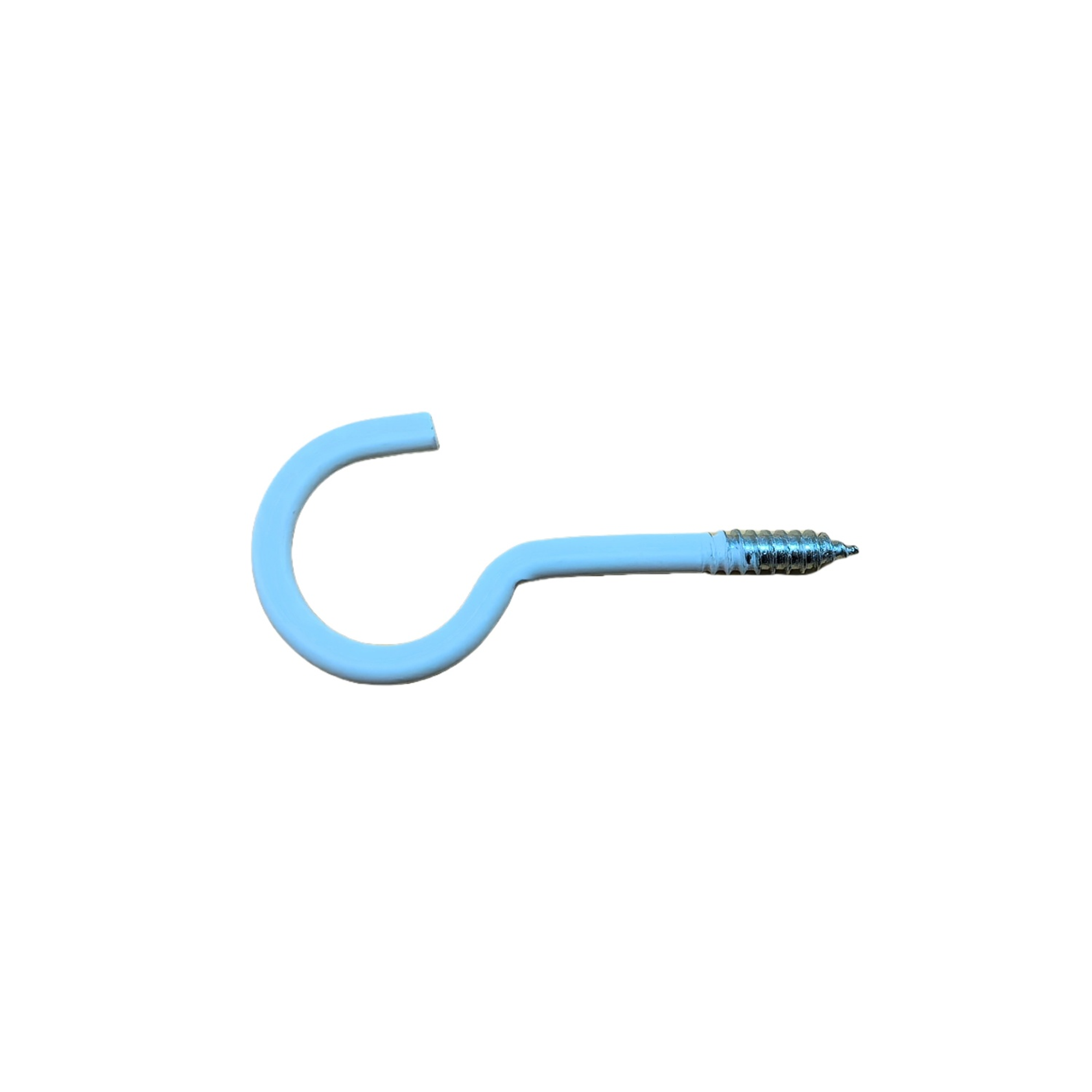 Sencys schroefhaak 5x40mm wit per 4