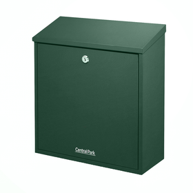 Central Park Wandbrievenbus Mailpal 500G - Staal - Groen - 36,5x41x16,5cm