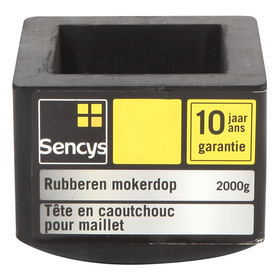 Sencys rubberen mokerdop voor moker van 2kg