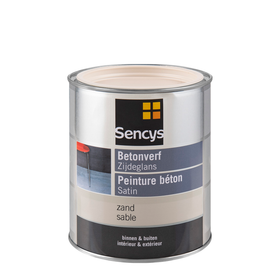 Sencys betonverf zijdeglans zand 750ml