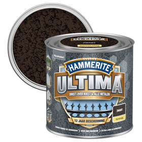 Hammerite Hamerslaglak Ultima - Zwart - Hamerslag 250ml