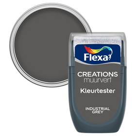 Flexa muurverf tester Creations industrial grey 30ml