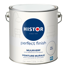 Histor Perfect Finish Muurverf - Mat - RAL 9016 - 2,5L