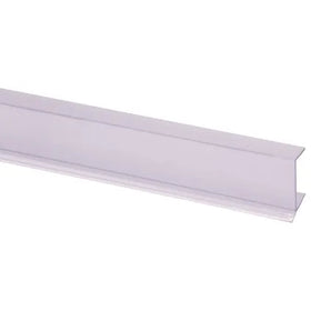 Keukenplintprofiel transparant 9,5x20mm 260cm (plaat 18mm)