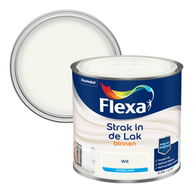 Flexa Houtlak Strak in de Lak - Zijdeglans - Wit - 250ml