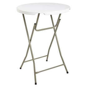 Statafel Party staand wit Ø80cm