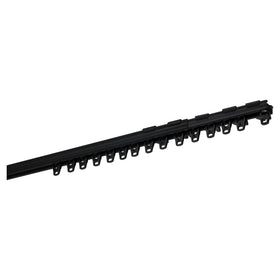 Plus Gordijnrailset - Metaal - Zwart - 100 cm