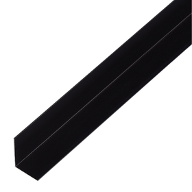 Alberts Hoekprofiel - Aluminium zwart - 25x25x1mm 1m
