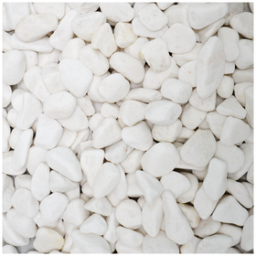 Cobo Garden - Keien Carrara - Wit - Marmer - 15-25mm - 20kg