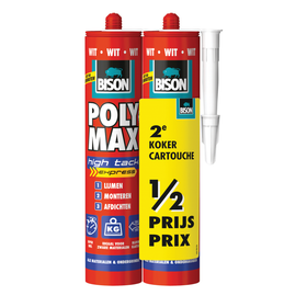 Bison montagekit poly max high tack express white CRT