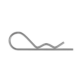 Sencys verende borgclip 3mm 60mm 10st