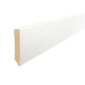 Mac Lean hoge plint RAL 9010 - MDF - gelakt - 240cm - 15x90mm
