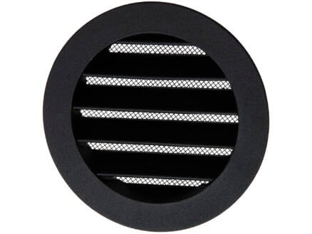 Renson schoepenrooster rond 100mm aluminium zwart