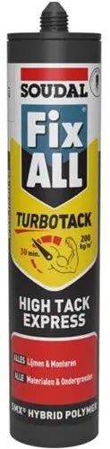 Soudal Fix All Turbo Tack/High Tack Express,  Wit,  290 ml