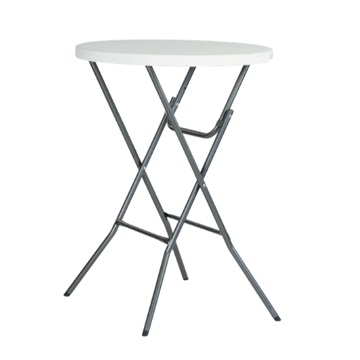 Statafel Party staand wit Ø80cm
