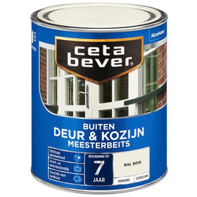 CetaBever dekkend meesterbeits deur & kozijn ral 9010 750ml