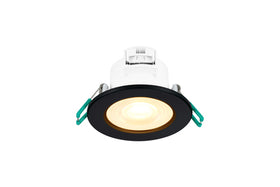 Sylvania inbouwspot 87mm IP65 zwart