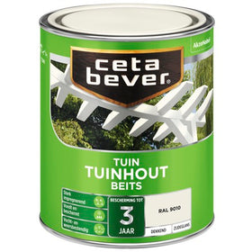 CetaBever dekkend tuinhout beits ral 9010 750ml