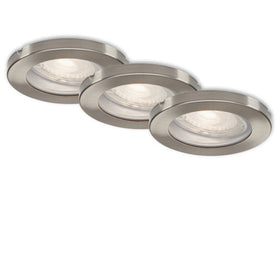 Briloner LED inbouwspot set 85mm mat-nikkel