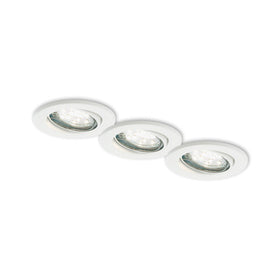 Briloner LED inbouwspot set 86mm wit set van 3st