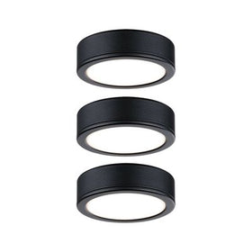 Paulmann meubelspotjes Pukk zwart 3x3W