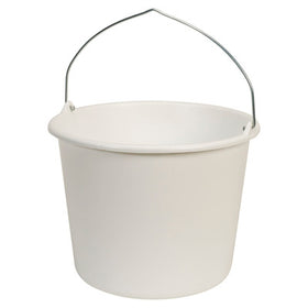 Bouwemmer 12 liter wit